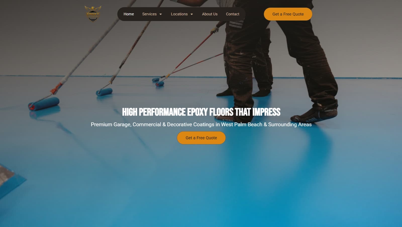 Epoxy Veterans website preview