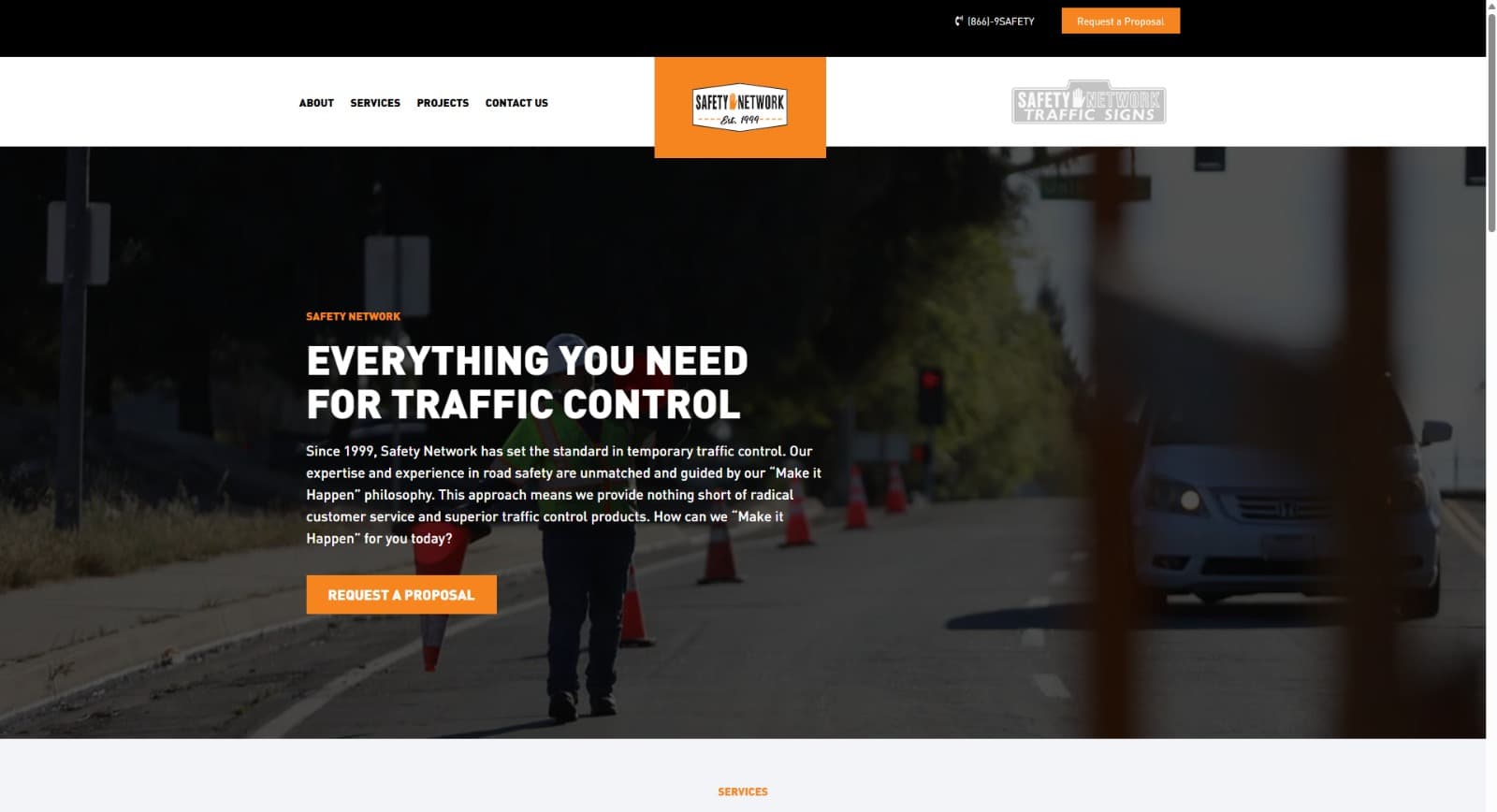 Safety Network website preview