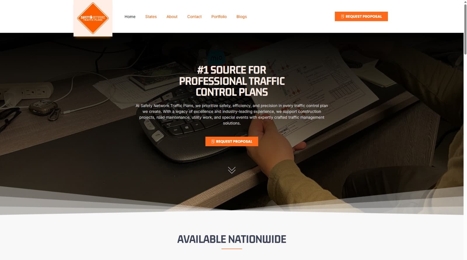 Safety Network Plans website preview