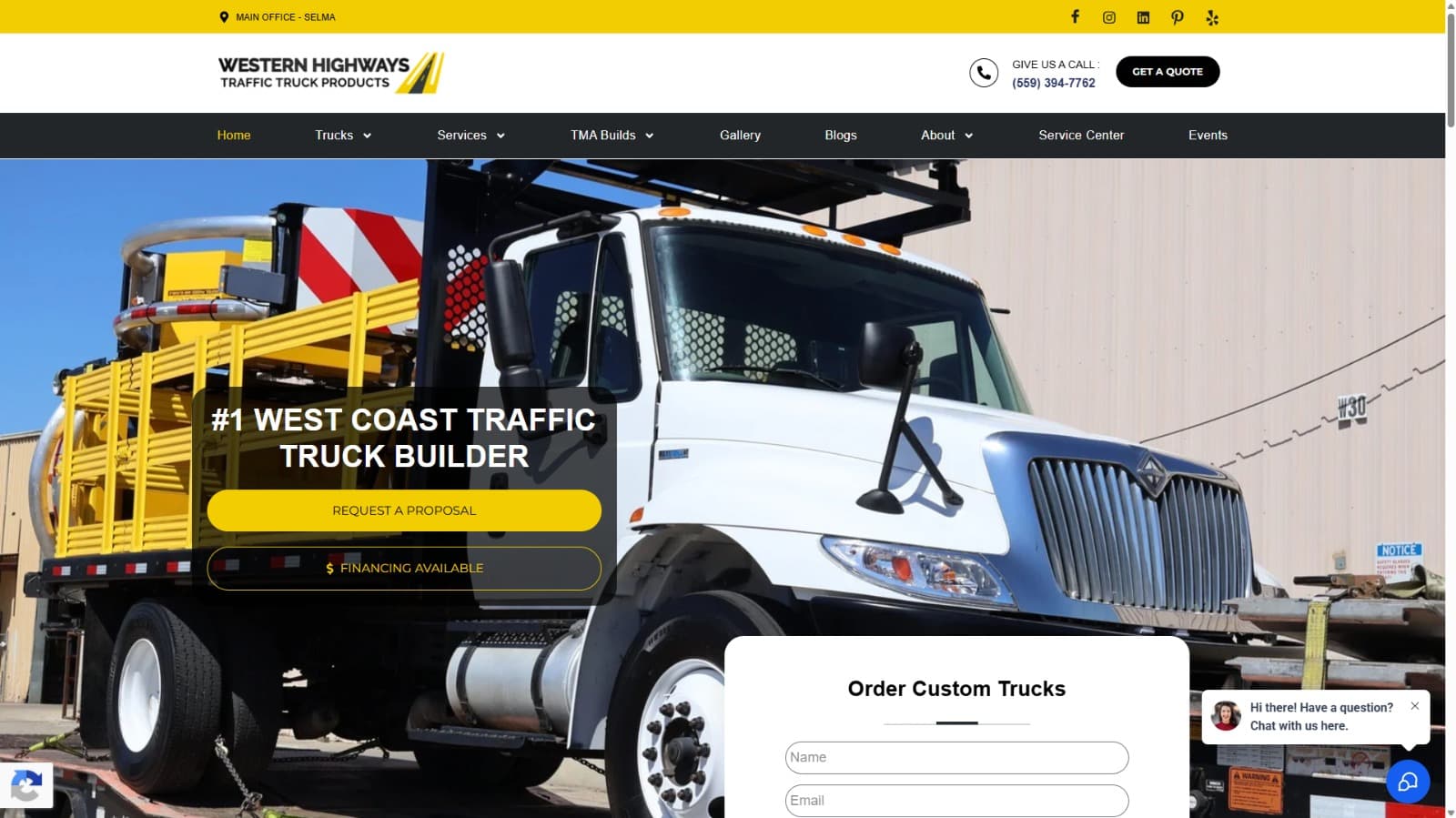 Western Highways Traffic Safety website preview