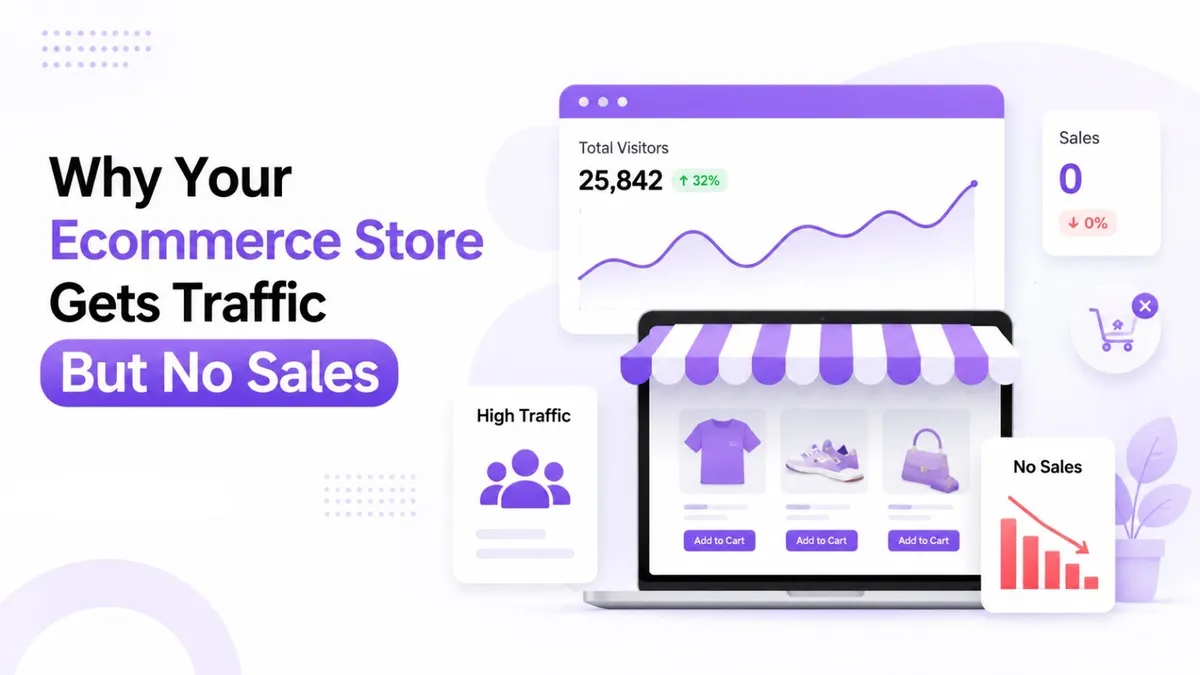 Why Your Ecommerce Store Gets Traffic But No Sales